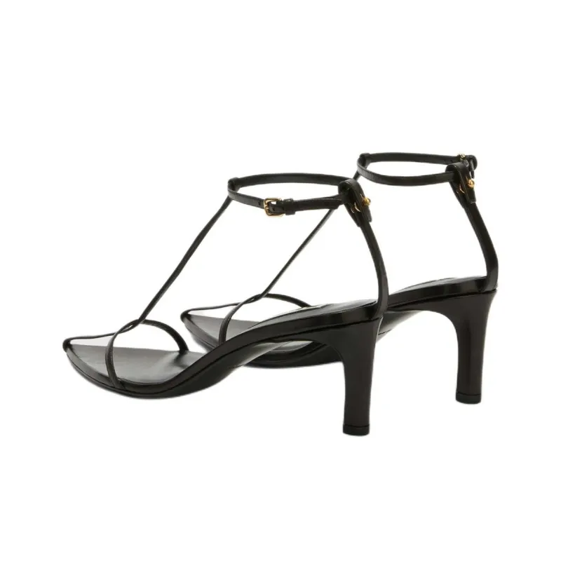 JIL SANDER High Leather Sandals-4