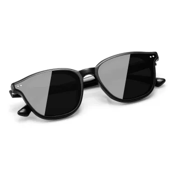 PULAIS Plate Frame Round Sunglasses Unisex