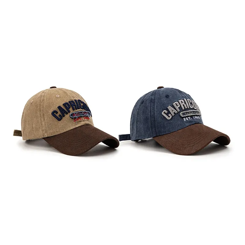 FILES Cotton Baseball Caps Unisex-11