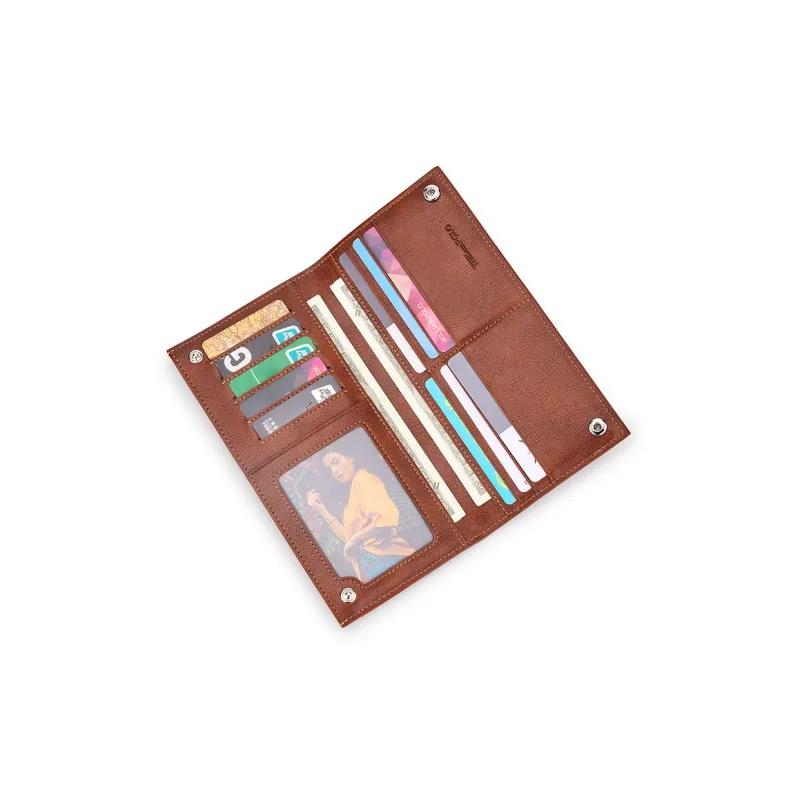 WilliamPOLO Top Grain Cow Leather Multifunction Card Holder Wallet Regular Men's Multicolor-19