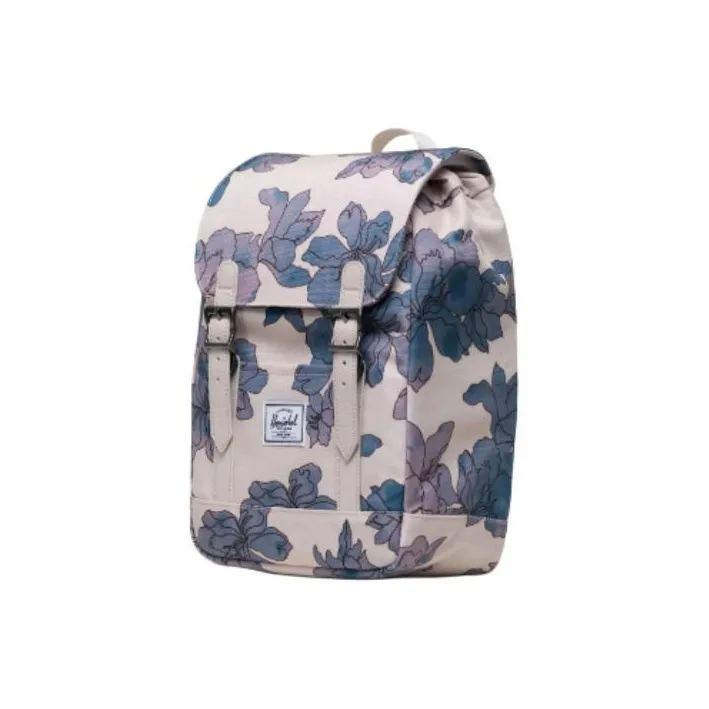 Herschel Recycled Fabric Backpack Mini Unisex Moonlight Floral Pink-1