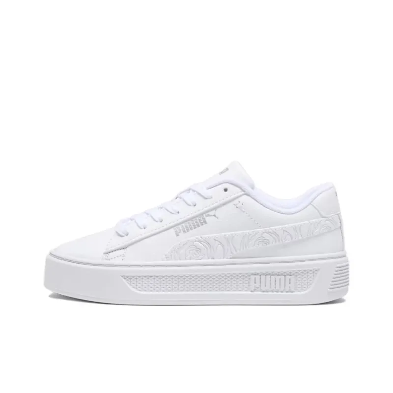 Puma Women's Smash Platform V3 'White Silver Rose'-0