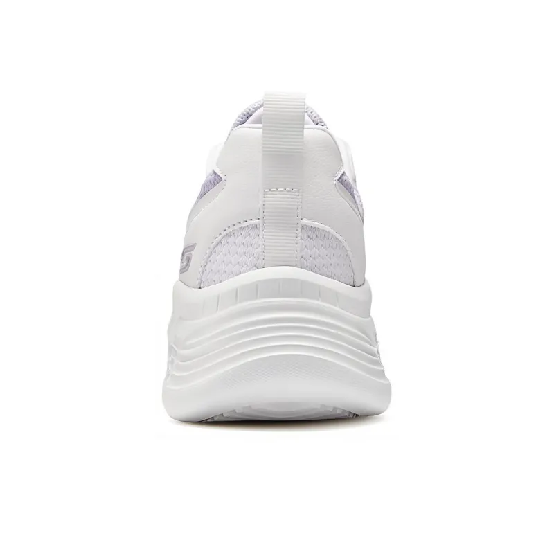 Skechers Cushioning Anti Slip And Wear Resistant Low Top Casual Shoes Women's Purple White-4