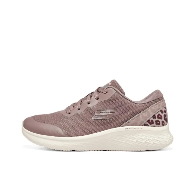 Skechers Cushioning Wear Resistant Low Top Casual Running Shoes Women's Pink-0