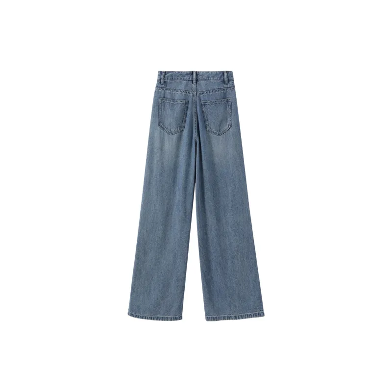 XIANGYING Jeans Women's Denim Blue-1