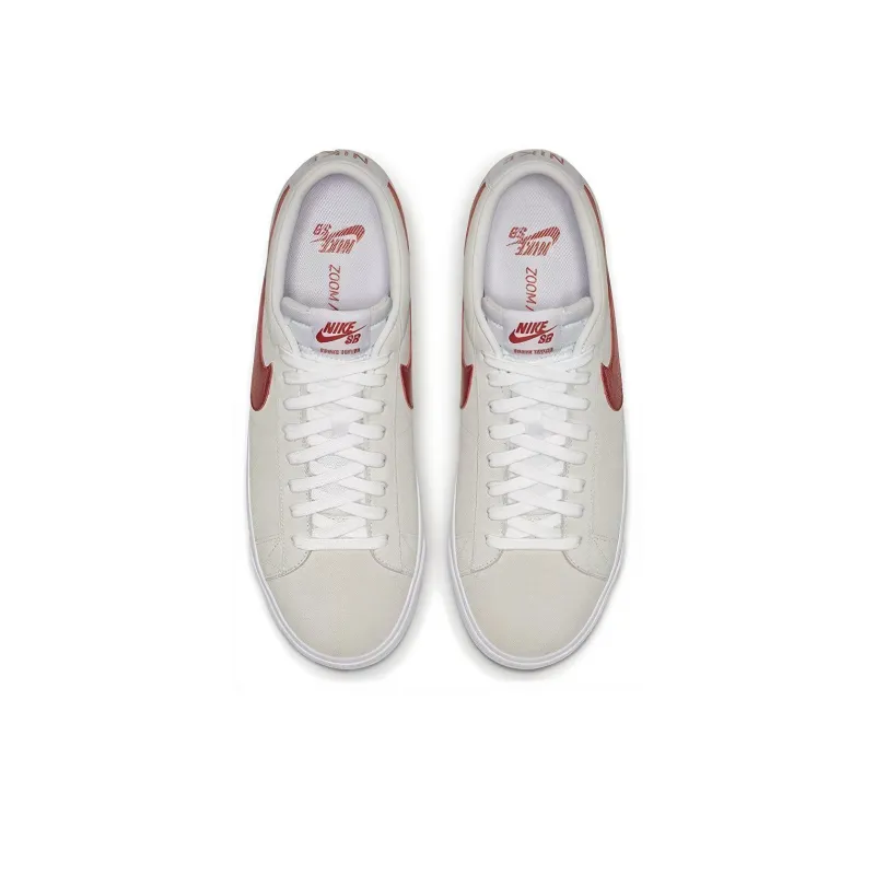 Nike Blazer Sb Low Gt 'White University Red'-2