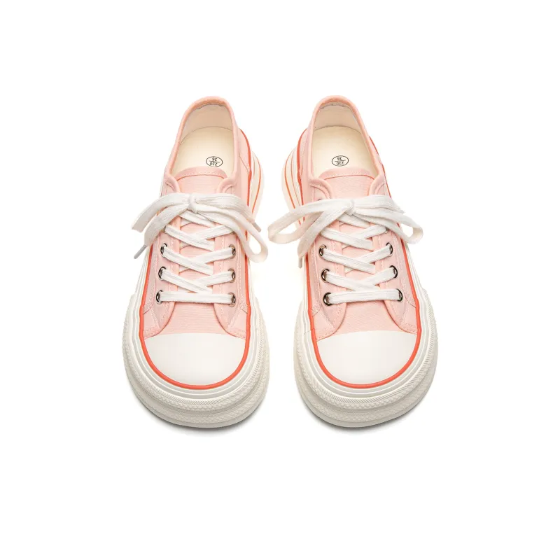 STAE Breathable Lightweight Height Increasing Low Top Canvas Shoes Women's-2