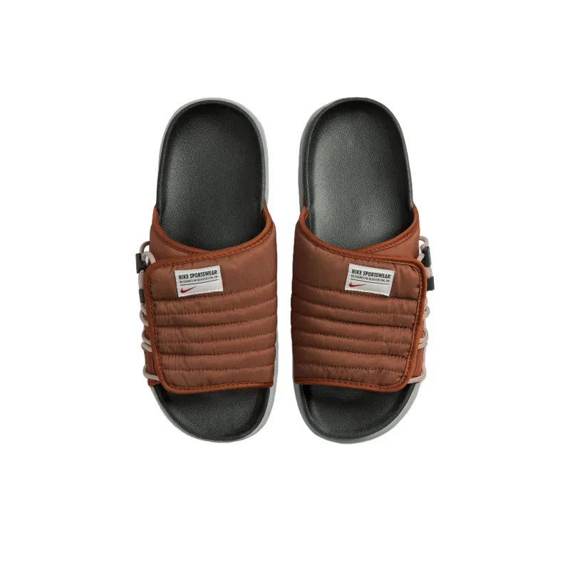 Nike Asuna Abrasion-Resistant Slide Slippers Men's Mountain Walnut Color-3