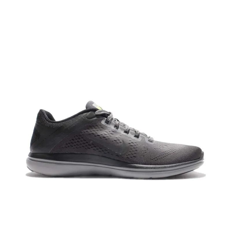Nike Flex 2016 RN Cushioning Wear Resistant Low Top Running Shoes Men's Black-1