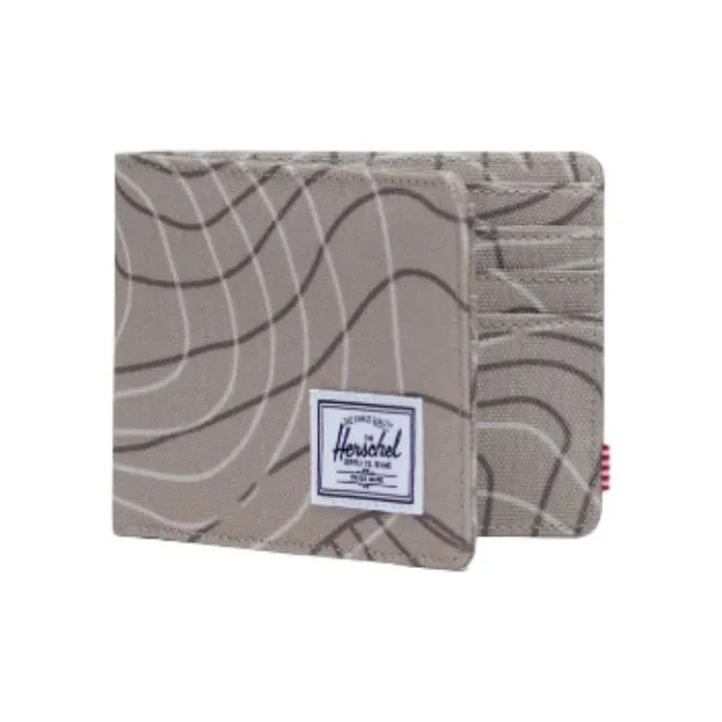 Herschel EcoSystem™ Recycled Fabric Wallet Unisex Plaid Brown-1