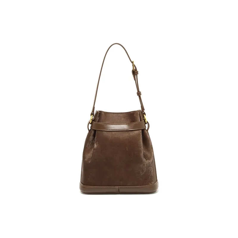 DAPHNE PU Shoulder Bag, Crossbody Bag Women's Brown-3