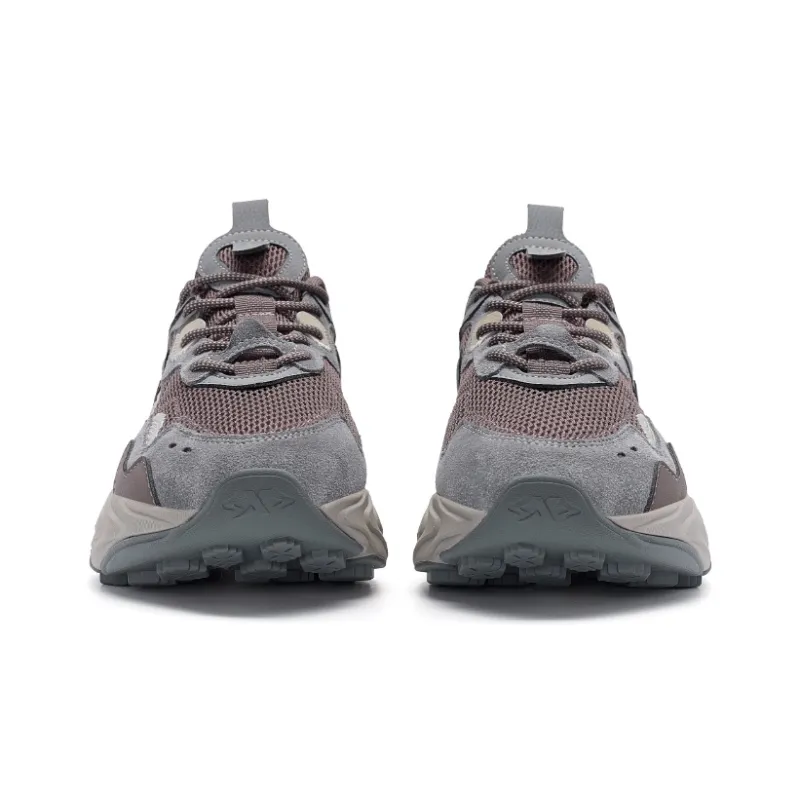 XTEP Casual Shoes Women's Low Top Agarwood Umber/Smoke Gray-5