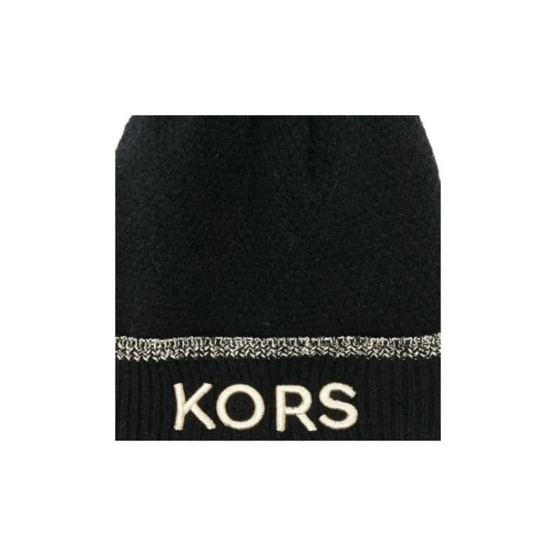 MICHAEL KORS Embroidered logo Knit Beanie-2