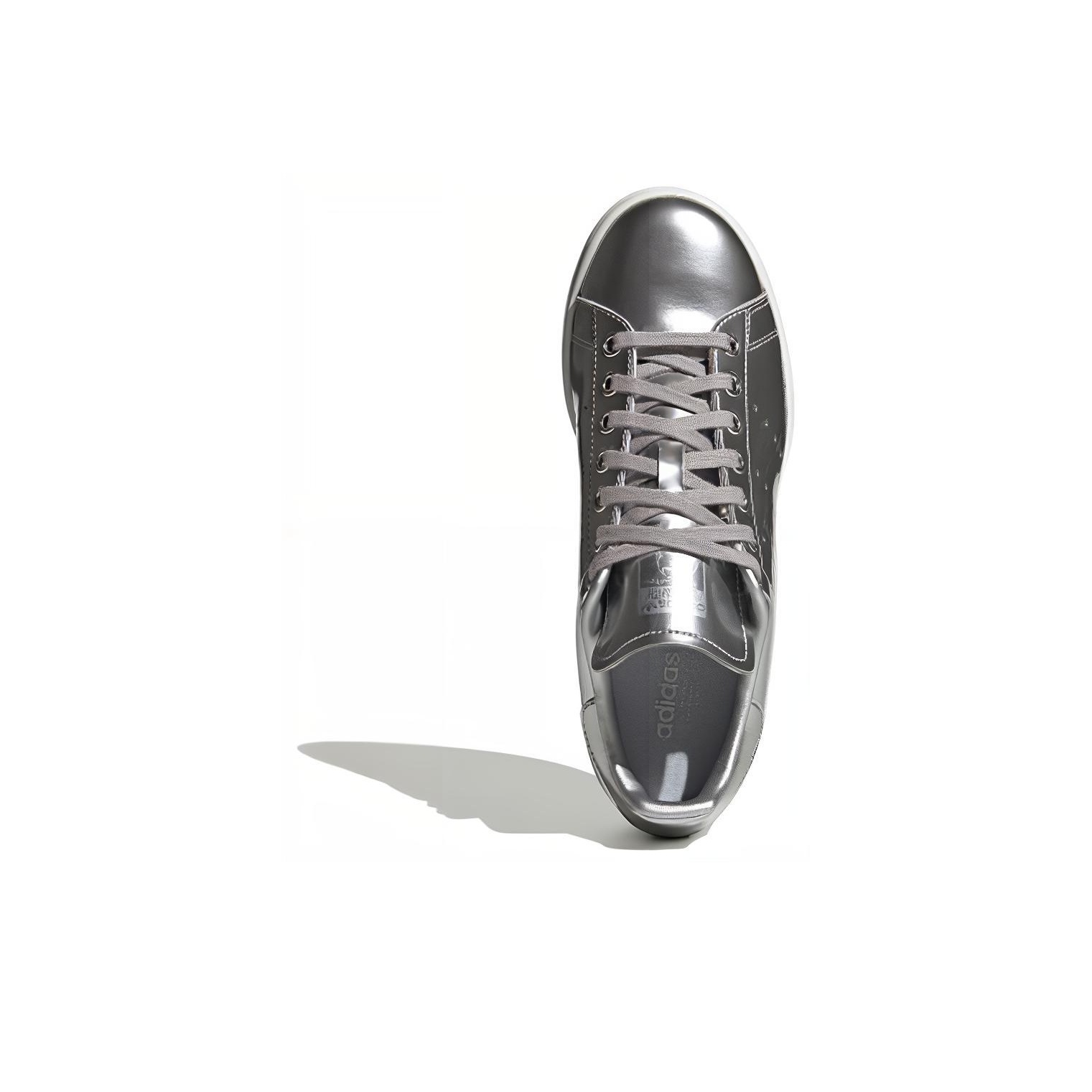 stan smith silver metallic womens