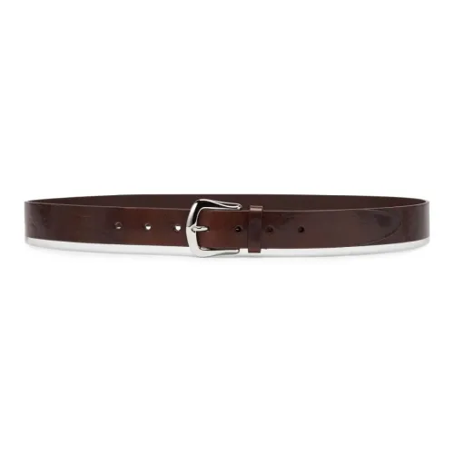 Brunello Cucinelli Thin Leather Belt