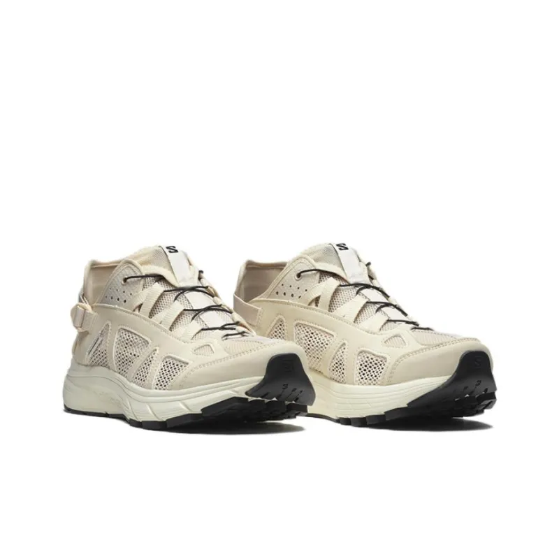 SALOMON Techsonic Cushioning Anti Slip And Wear Resistant Breathable Coverage Low Top Casual Shoes Unisex Greige-1