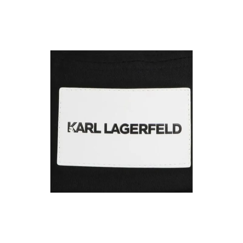 KARL LAGERFELD / Karl Lagerfeld Jeans Logo appliqué Cotton Bucket Hat-2
