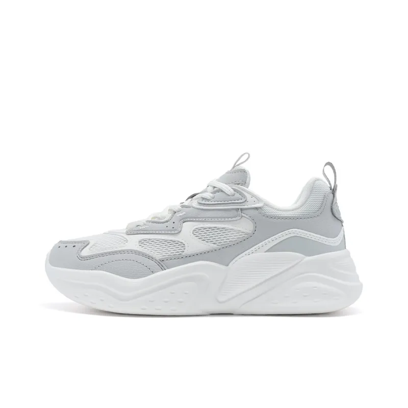 XTEP Casual Shoes Women's Low Top Phantom Gray/Sail White-0
