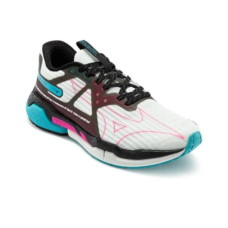 Mizuno Pix Retro Running Shoes Blue/Pink-1