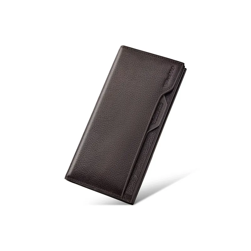 WilliamPOLO Top Grain Cow Leather Multifunction Card Holder Wallet Regular Men's Multicolor-2
