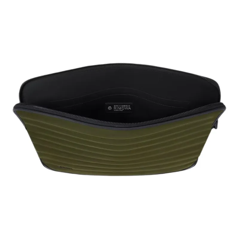 RIMOWA Never Still Nylon And Leather Clutch Men's Khaki Green-3