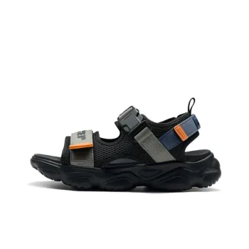 XTEP Beach Sandals Men's Black Green