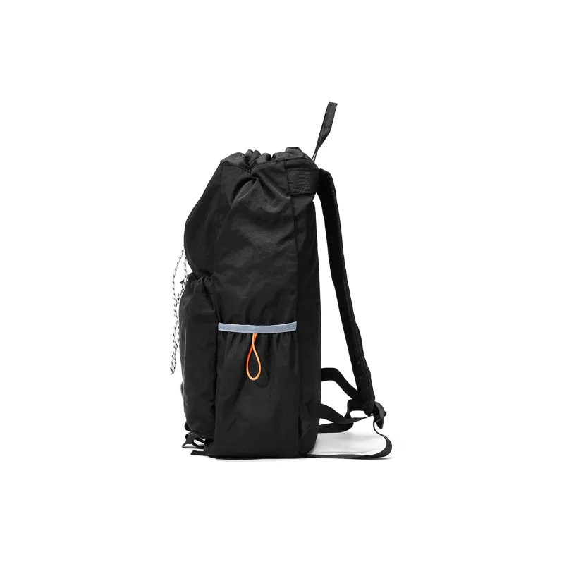 FAIRWHALE Polyurethane Backpack Regular Unisex Black/Army Green/Light Khaki-2