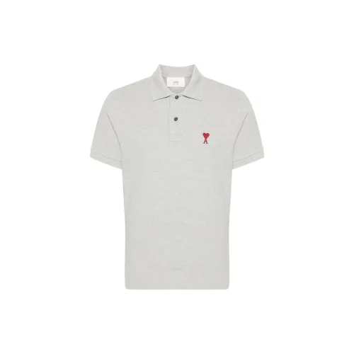 AMIPARIS Polo Shirts Men Gray