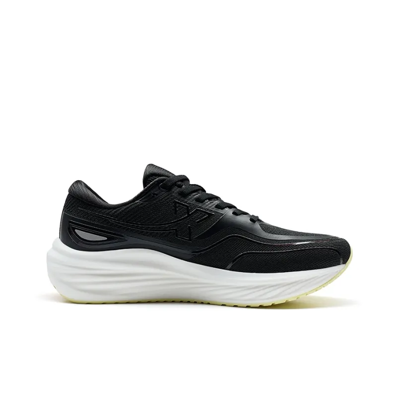 XTEP Running Shoes Women's Low Top Black/Yellow Fluorescent-1