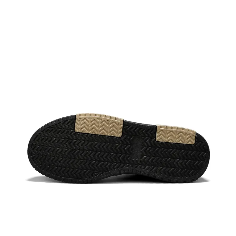 HUANQIU Abrasion Resistant Breathable Low Top Skateboard Shoes Men's Black-4
