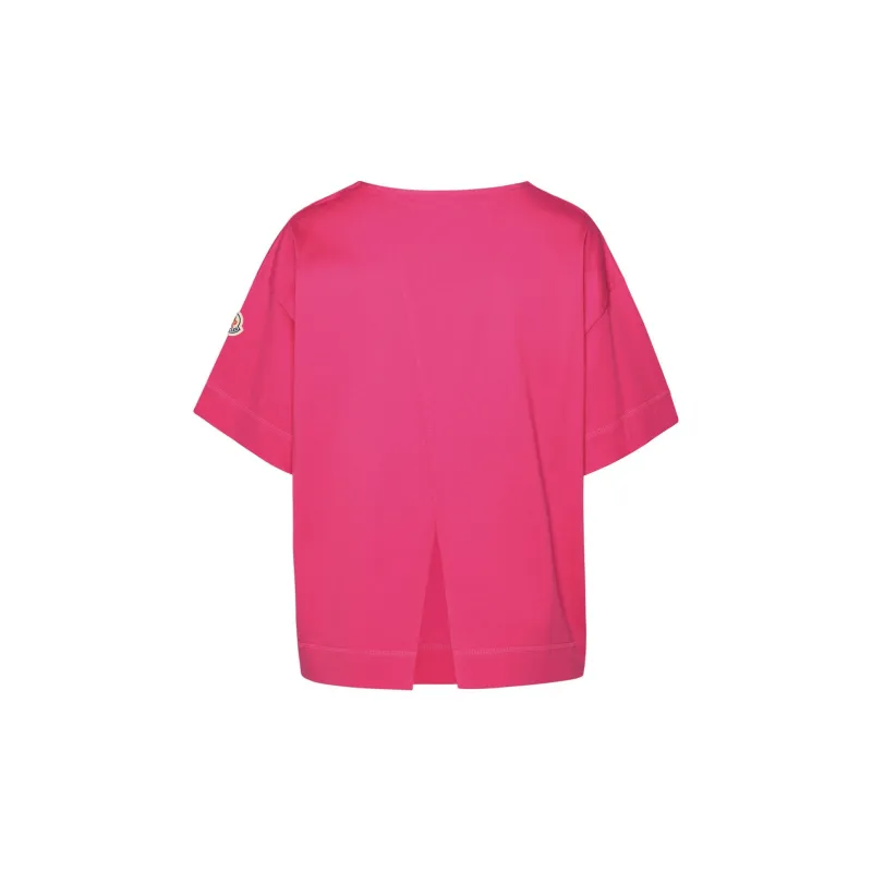 Moncler Logo patch Cotton T shirt-1