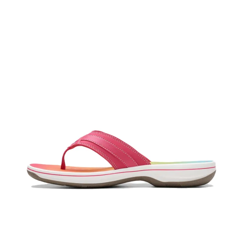 Clarks Flip Flops 3cm Women's Pink-0
