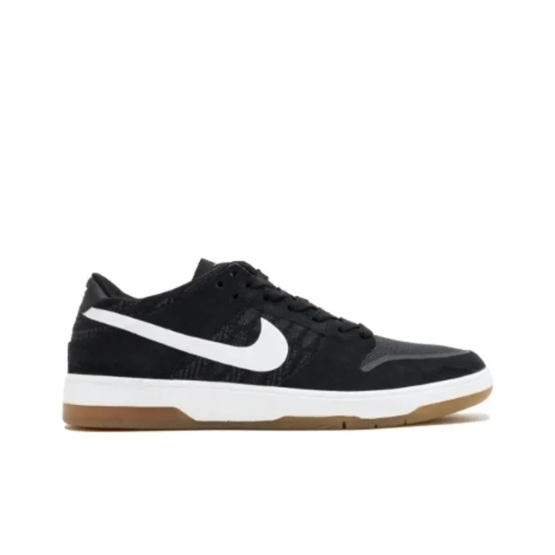 Nike Sb Zoom Dunk Low Black White Gum-1