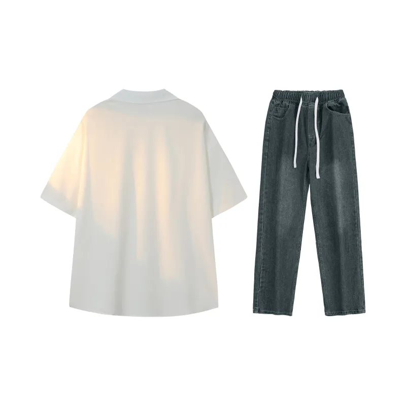 A.X.S.K Shirt Matching Set Unisex-50