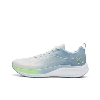 XTEP Running Shoes Men Low Top Sail White/Dusty Blue