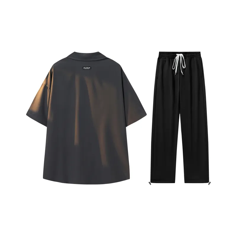 A.X.S.K Shirt Matching Set Unisex-14