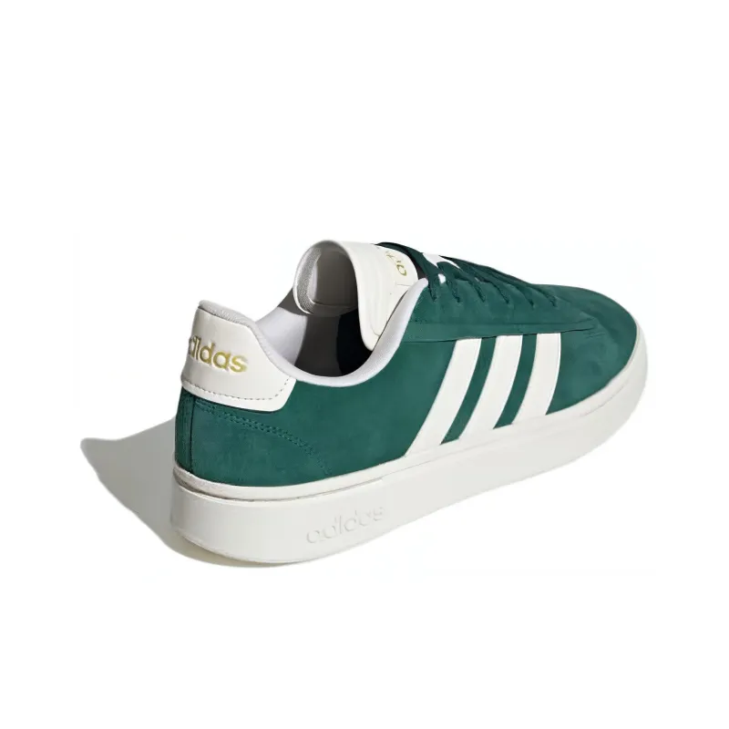 Adidas Neo GRAND COURT Alpha Cushioning, Wear Resistant Low Top Skateboard Shoes Men's Green-4