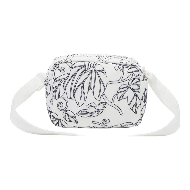 LiNing Chinese Culture Series Polyester Crossbody Bag Medium Size Unisex White All Over Print-3