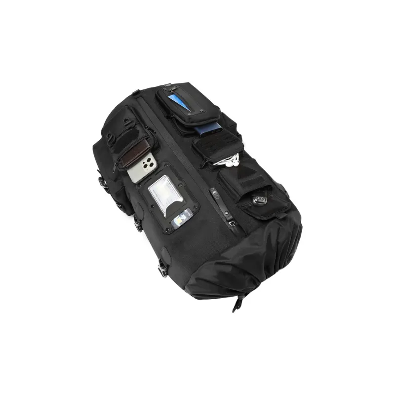 CMLZIUA High quality Fabric Backpack Regular Men's Black \ Camouflage \ Deep Red-4