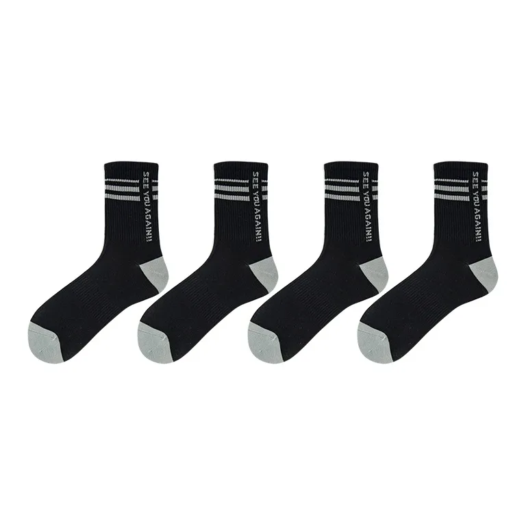 Step Cloud Mid-Calf Socks Men's 4 Pack-1