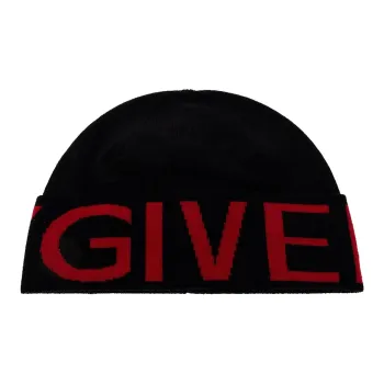 Givenchy Logo Intarsia Knitted Beanie