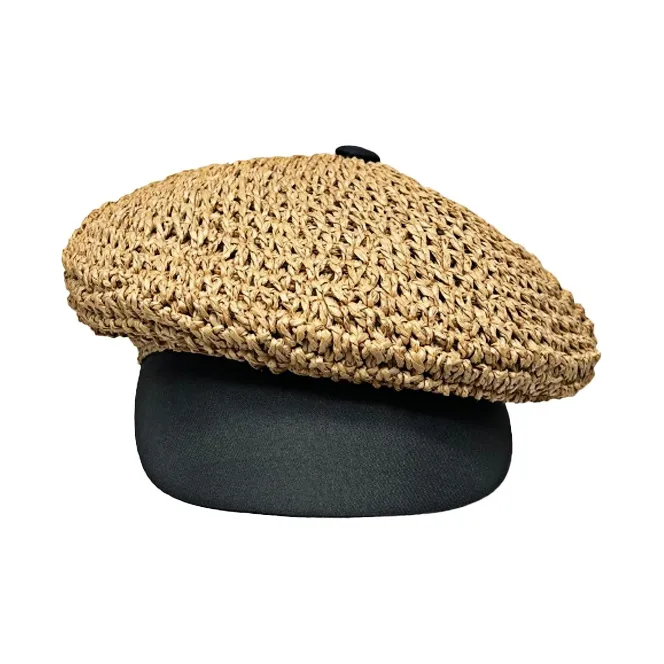 MUSTKOO Straw Woven Baseball Caps Women's-0
