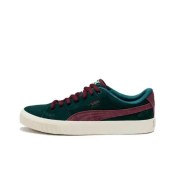 PUMA Suede Skates Nitro Cushioning Wear-Resistant Low-Top Skateboard Shoes Men's Cyan Purple