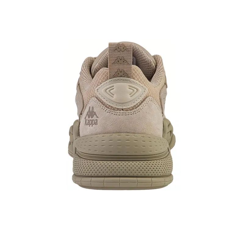 Kappa Wear Resistant Coverage Low Top Chunky Sneakers Unisex Moon Gray-5