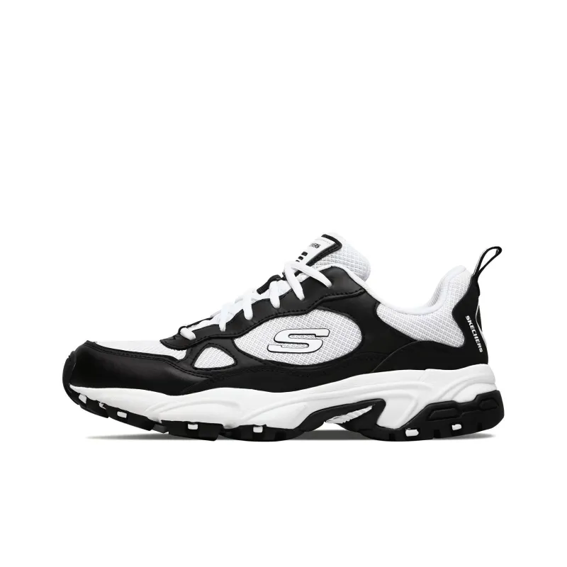 Skechers Stamina Running Shoes 'Black White'-0