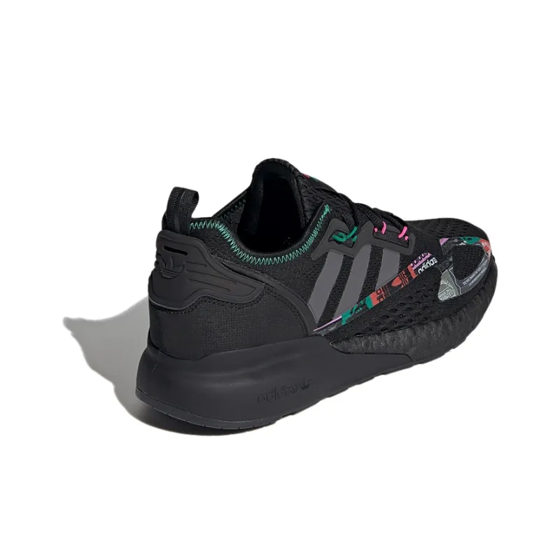 Adidas Originals Zx 2K Boost 'Black Green Grey'-3
