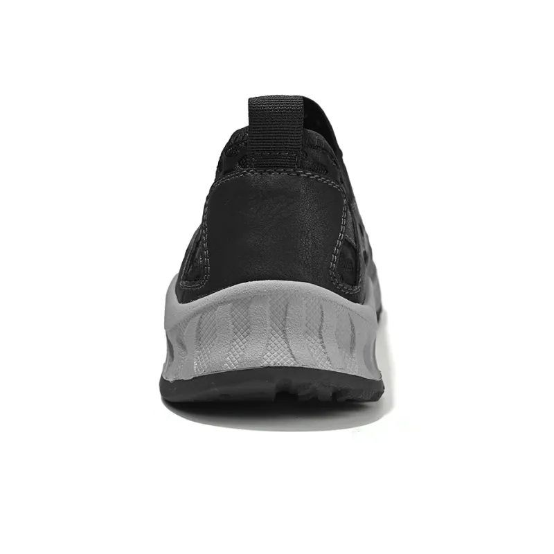 Laoks Casual Shoes Men Low Top Black/Gray-2