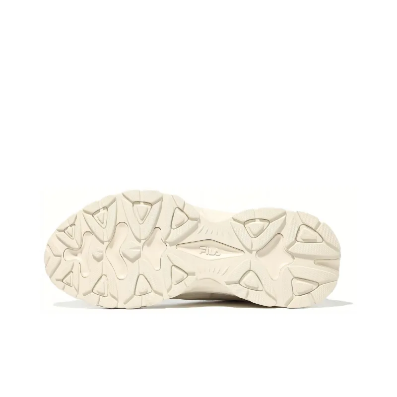 FILA Ray Tracer Cushioning, Slip Resistant, And Abrasion Resistant Low Top Casual Shoes Unisex White Black-4