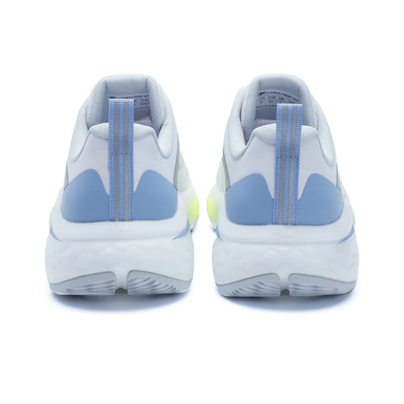 FILA NUVOLE 2 Cushioned Slip Resistant Low Top Running Shoes Men's White Blue-2