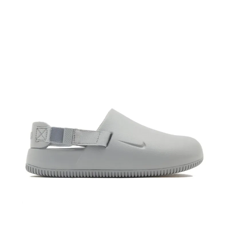 Nike Calm Slide Mule Wrap toe Slippers Unisex Gray-1